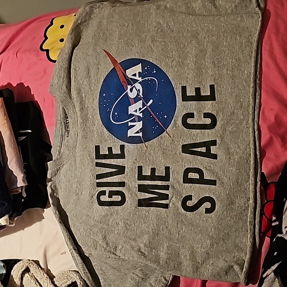 Nasa themed crop top